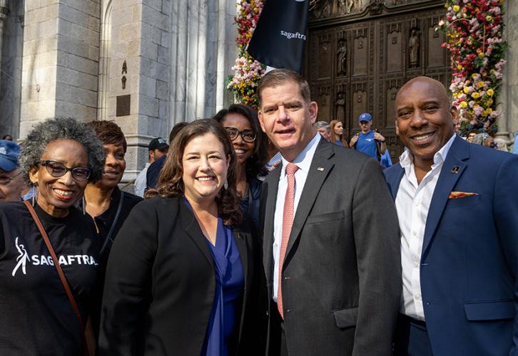 Leaders at the Labor Day Parade