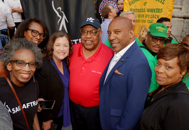 Leaders at the Labor Day Parade