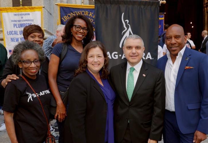 Leaders at the Labor Day Parade