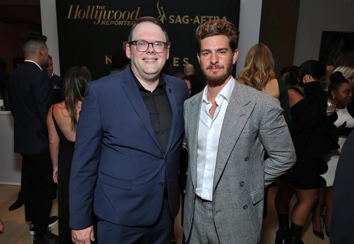 Duncan Crabtree-Ireland and Andrew Garfield