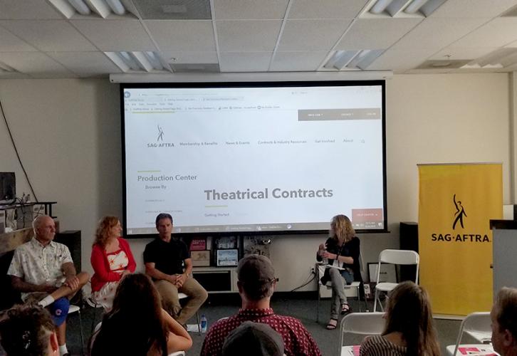   SAG-AFTRA members and industry professionals Richard Gross, Katie Cronin, Rocky Capella and Kathryn Howell share their insights on coverage for professional performers under the theatrical contracts.