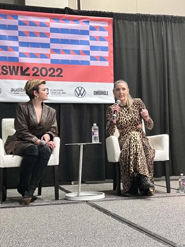 SXSW panel "Streaming and the Changing Business Model" discussion with Ginnifer Goodwin and Michelle Lang.