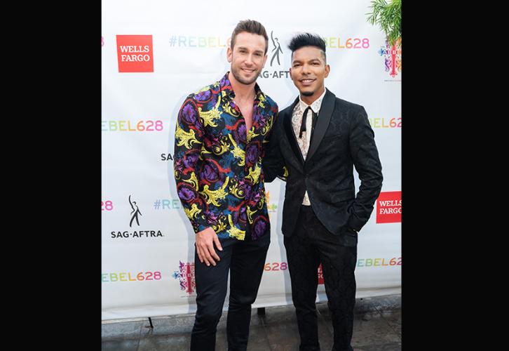 SAG-AFTRA members Jesse Pattison and Stevie Mackey (Photo by: Adam Schultz/SAG-AFTRA)