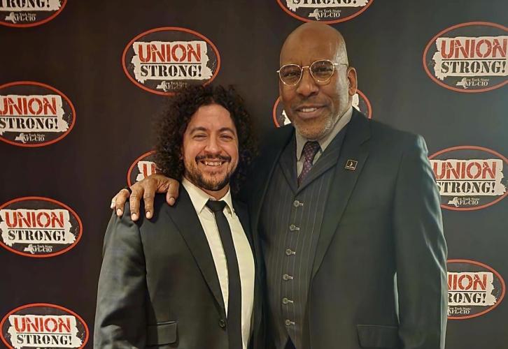 SAG-AFTRA Associate General Counsel Justin Touretz and New York Local President Ezra Knight.