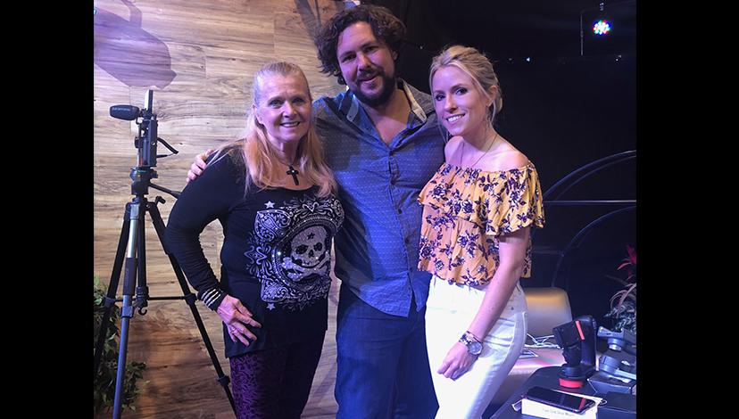 From left, Nevada Local President Kim Renee, We Make Movies Chief Executive Officer Sam Mestman and SAG-AFTRA L.A. NextGen Performers Committee Vice-Chair Aubrey Mozino on Sept. 29. 