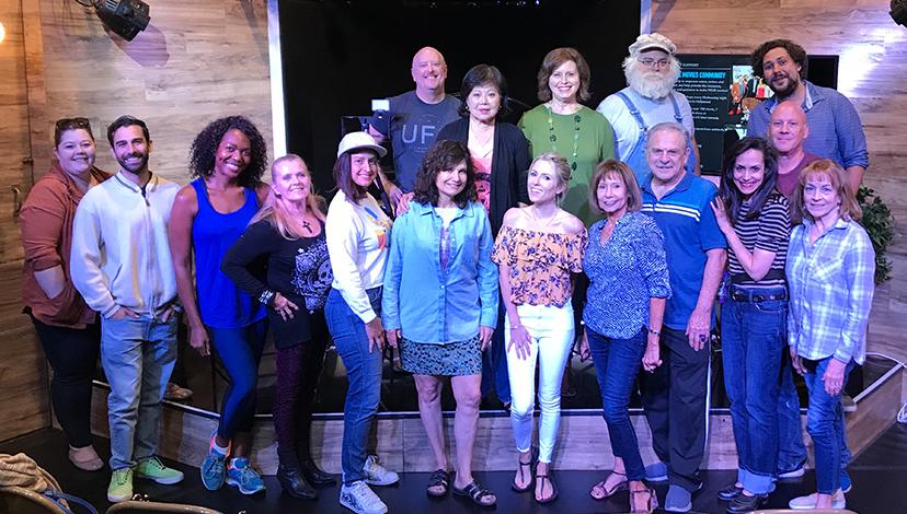 Members of the Nevada Local with SAG-AFTRA L.A. NextGen Performers Committee Vice-Chair Aubrey Mozino, first row, third from center, and We Make Movies Chief Executive Officer Sam Mestman, far left second row, at "Mobile Filmmaking for Self-Taping and Con