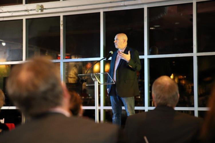 TV writer and producer David Simon winner of the distinguished Marylander Award.