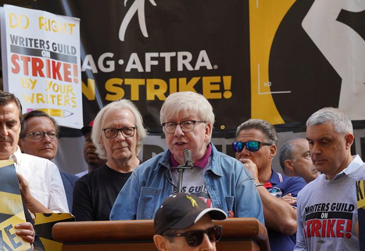 WGAE President Michael Winship. Photo by Derek French | Shutterstock for SAG-AFTRA.