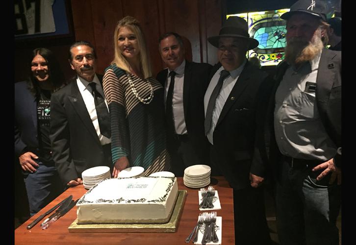 San Diego Local Board members with Melissa Cizauskas, center.