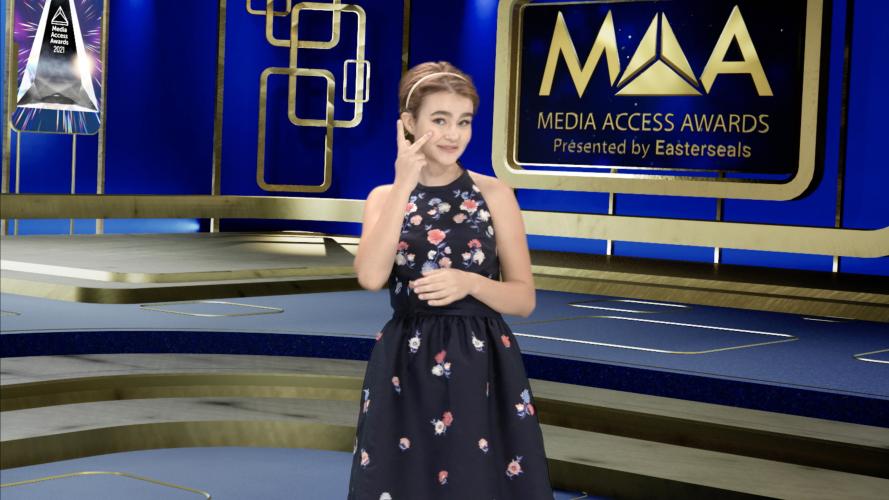 SAG-AFTRA member and Media Access 2021 host Millicent Simmonds (‘A Quiet Place II’).