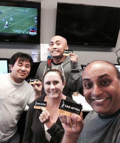 Ted Asregadoo, John Raposas, Andrea Winkler and John Woo