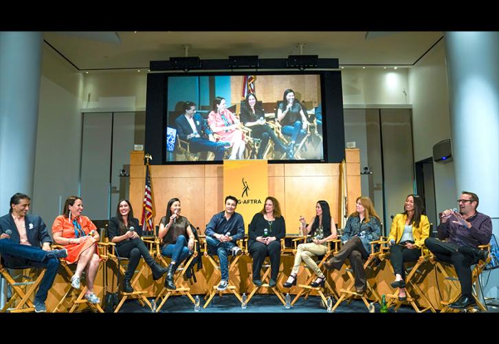 The CSA Native American and Indigenous Actors Town Hall in the James Cagney Boardroom on Oct. 23.