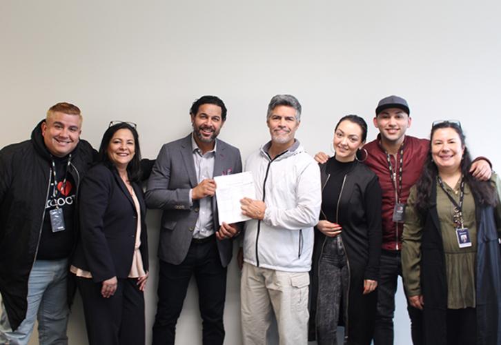 Jon Huertas and Esai Morales and SBS talent