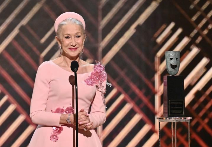 The 57th SAG Life Achievement Award honoree Dame Helen Mirren at the 28th SAG Awards(R). 