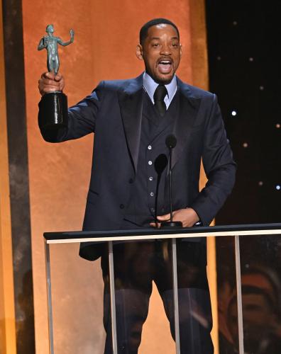 Will Smith ('King Richard') at the 28th SAG Awards.