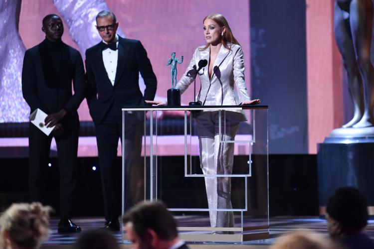 Jessica Chastain at the 28th SAG Awards(R). 
