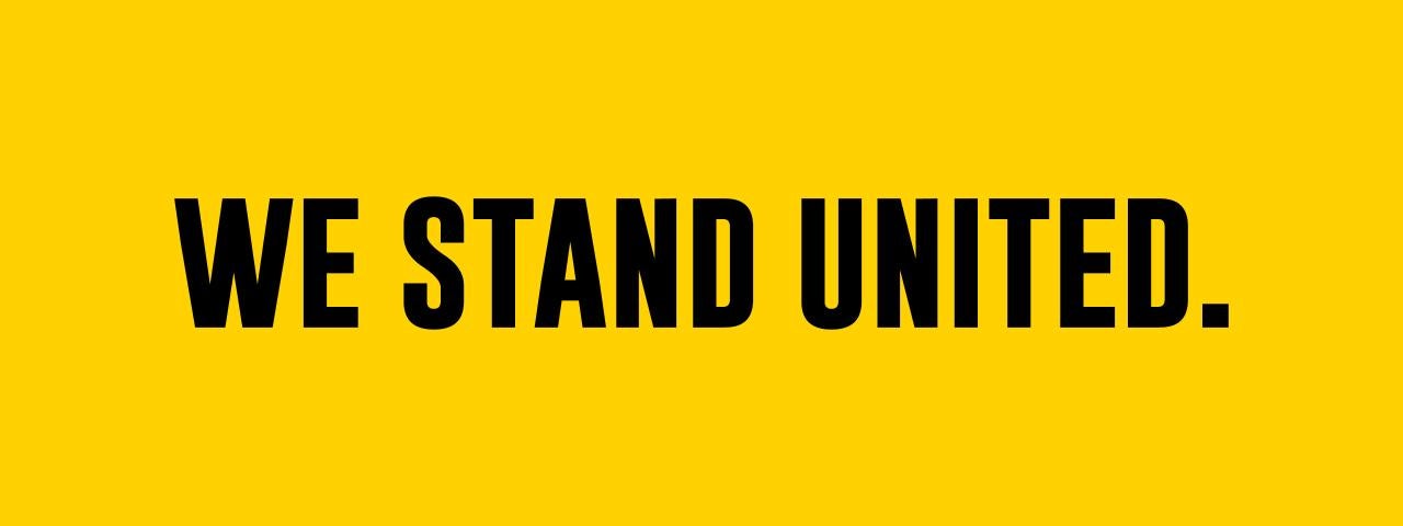 "We Stand United"