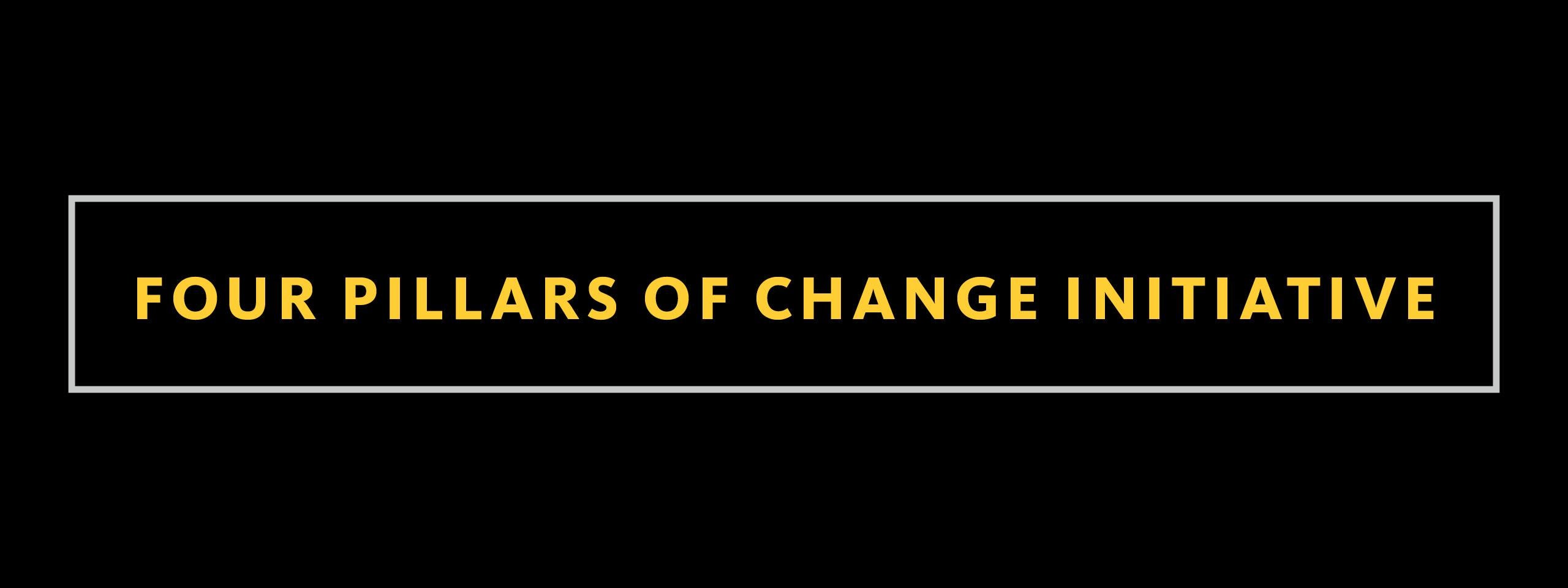 Four Pillars of Change Initiative | Harassment Policy   