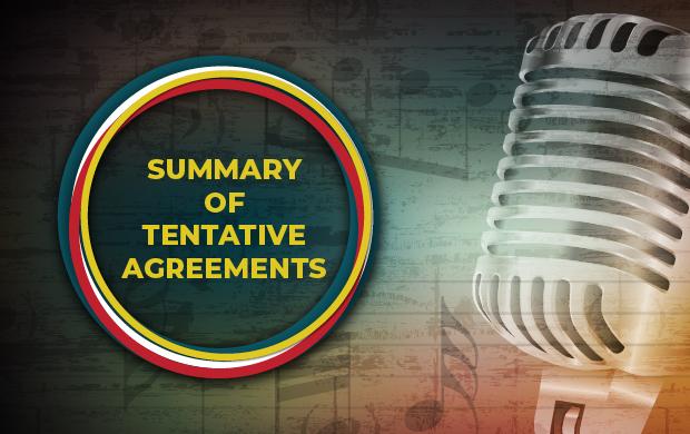 Sound Recordings Code 2024 Summary of Tentative Agreements callout image