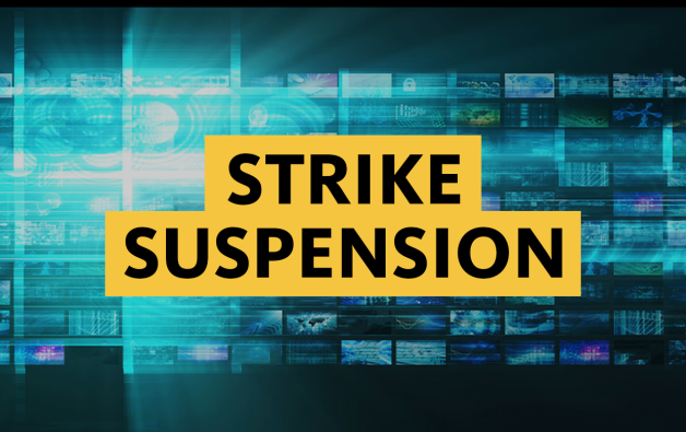 Gráfico de aviso de suspensión de huelga 2023