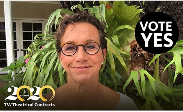Vote sí, presidente Gabrielle Carteris