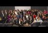 SAG-AFTRA members and staff celebrate after the presentation of the new Telemundo contract. Photo by Gilberto Salazar