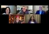 A screengrab of the panelists: from left, top row, Ortez, Crabtree-Ireland, Rosenberg; and, from left, bottom row, Weintraub and Demir.