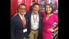 Miembros de ABC-TV SAG-AFTRA David Ono, Eric Horng y Dion Lim.