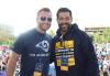 L.A. Rams head coach Sean McVey poses with event emcee and SAG-AFTRA National Board member Jon Huertas L.A. Rams head coach Sean McVey poses with event emcee and SAG-AFTRA National Board member Jon Huertas