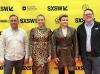 From left, SAG-AFTRA Chief Contracts Officer Ray Rodriguez, producer Michelle Lang, actor Ginnifer Goodwin and SAG-AFTRA National Executive Director Duncan Crabtree-Ireland at the SXSW Conference and Festival on March 12. SXSW 3/12/2022 "Streaming and the Changing Business Model"