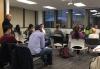 Carrane’s workshop in session. Carrane’s workshop in session.