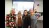 From left, International Federation of Actors (FIA) President, Ferne Downey, SAG-AFTRA President Gabrielle Carteris, Executive Vice President Rebecca Damon, and Secretary-Treasurer Camryn Manheim. From left, International Federation of Actors (FIA) President, Ferne Downey, SAG-AFTRA President Gabrielle Carteris, Executive Vice President Rebecca Damon, and Secretary-Treasurer Camryn Manheim.