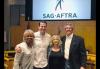 From left, KNBC4 reporter Toni Guinyard, ABC7 reporter Josh Haskell, 94.7 The Wave disc jockey Tami Heide, and Total Traffic & Weather Traffic reporter Jeff Baugh at SAG-AFTRA Plaza on April 27. From left, KNBC4 reporter Toni Guinyard, ABC7 reporter Josh Haskell, 94.7 The Wave disc jockey Tami Heide, and Total Traffic & Weather Traffic reporter Jeff Baugh at SAG-AFTRA Plaza on April 27.