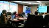 AFTRA Retirement Fund Services Manager Yetunde Odewunmi, far left, seated at table with broadcasters at KGW in Portland on Oct. 29. AFTRA Retirement Fund Services Manager Yetunde Odewunmi, far left, gives her presentation at KGW in Portland on Oct. 29.