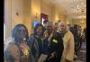 From left, Washington–Mid Atlantic Local members Towanda Underdue, Ellie Wang, Maggie Linton and Dovile Mark show their support for SB718. From left, Washington–Mid Atlantic Local members Towanda Underdue, Ellie Wang, Maggie Linton and Dovile Mark show their support for SB718.