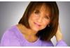 Valerie Harper Valerie Harper in a lilac top with a grey background