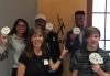 SAG-AFTRA members and other attendees with their SAG-AFTRA swag. SAG-AFTRA members and other attendees with their SAG-AFTRA swag.