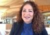 Gloria Estefan in blue on camera