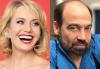 Courageous Voices Speak Up About Disability Pride Month Eileen Grubba on left in red dress and Danny Woodburn on right in blue button up.