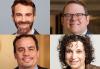 Fila superior, de izquierda a derecha, el vicepresidente ejecutivo de SAG-AFTRA, Ben Whitehair, y el ejecutivo nacional. Dir. Duncan Crabtree-Irlanda; Fila inferior, de izquierda a derecha, el Director de Contratos Ray Rodríguez y el Exec. Dir., Contratos de Entretenimiento Beth Millman. Imagen principal para "SAG-AFTRA Podcast: 'Lo que necesita saber sobre el acuerdo de Netflix"