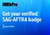 IMDb lanza una nueva insignia sindical para los miembros de SAG-AFTRA
