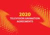 2020 TV Animation Contracts "2020 TV Animation Contracts" with a red background and yellow animation dots